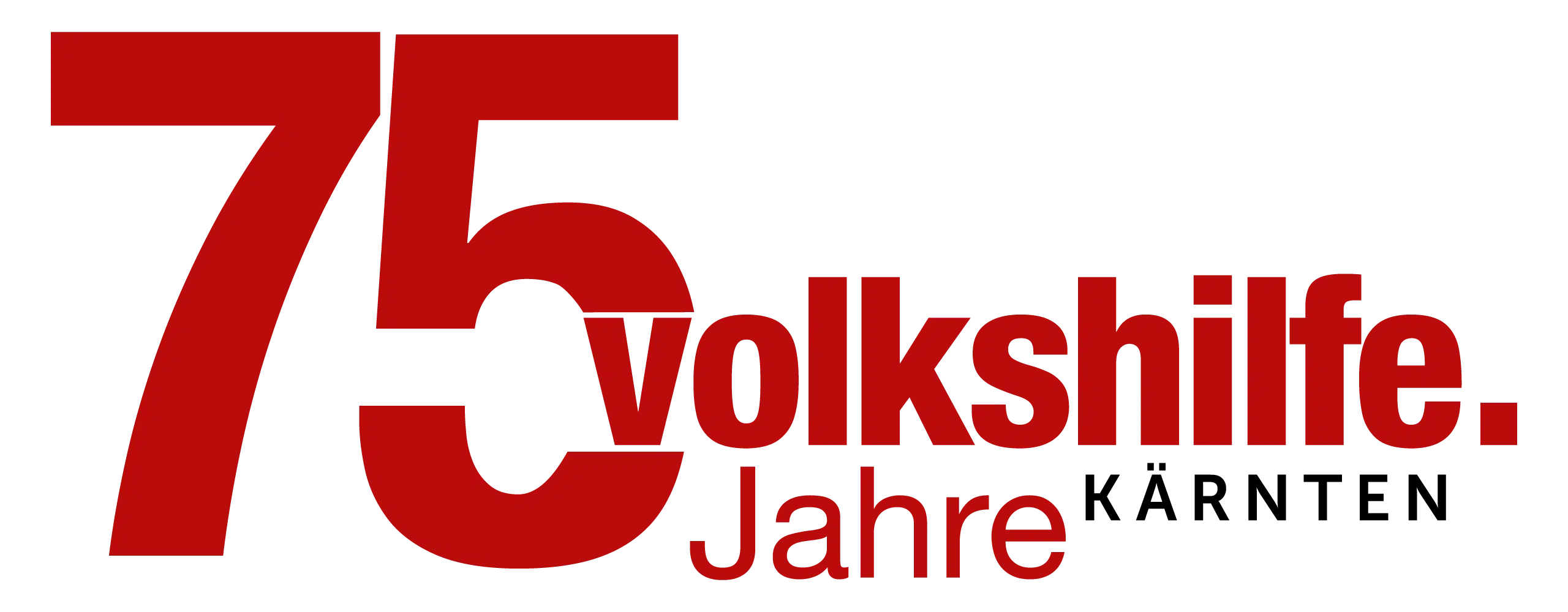 Posterbild 75 Jahre Volkshilfe Kärnten
